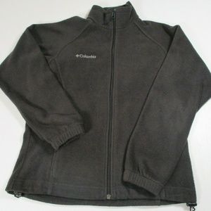 Columbia Womens Sz S Black Fleece Jacket Full Zip